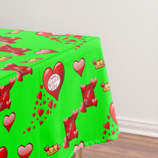 Valentinstag-Tischdecke Tischdecke (Beispiel)