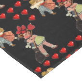 Valentinstag-Tischdecke Tischdecke (Schrägansicht)