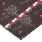 Valentinstag-Tischdecke Tischdecke (Schrägansicht)