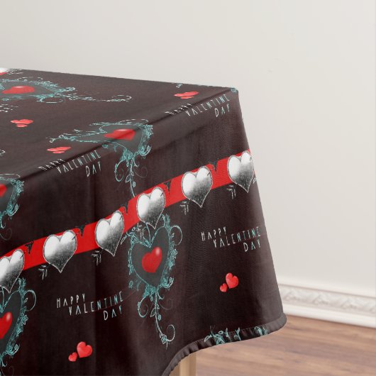 Valentinstag-Tischdecke Tischdecke (Beispiel)