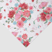 Valentinstag Tissue Floral Rose Seidenpapier (Ausschnitt)