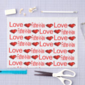 Valentinstag Tissue Liebe Vater im Recht Seidenpapier (Handwerk)