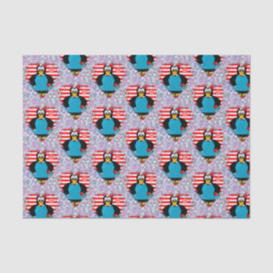 Valentinstag Tissue Pinguin Hearts Seidenpapier