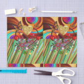 Valentinstag-Tissue Seidenpapier (Handwerk)