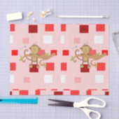 Valentinstag-Tissue Seidenpapier (Handwerk)