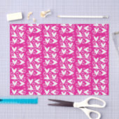 Valentinstag Tissue White Hearts Seidenpapier (Handwerk)