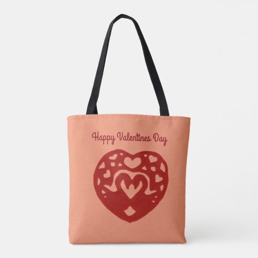 Valentinstag Tote Bag Tasche (Rückseite)