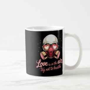Valentinstag-Totenkopf-Gasmaske-Liebesromanze _4 Kaffeetasse