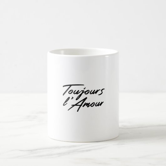 Valentinstag - Toujours L'Amour Kaffeetasse (Mittel)