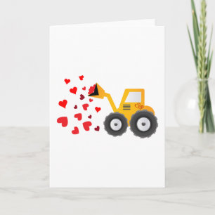 Valentinstag Traktor Herz Geschenke Kinder Jungen Feiertagskarte