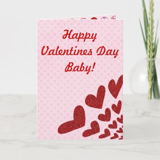 Valentinstag-Trennkarte Feiertagskarte (Vorderseite)