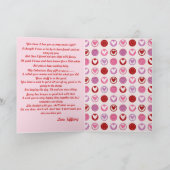 Valentinstag-Trennkarte Feiertagskarte (Innenseite)