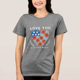 Valentinstag Tri-Blend-Shirt Tri-Blend Shirt