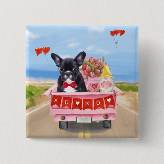 Valentinstag-Truck Button (Vorderseite)