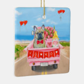 Valentinstag-Truck Keramikornament (Rechts)