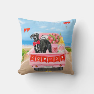 Valentinstag-Truck Kissen