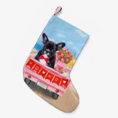 Valentinstag-Truck Kleiner Weihnachtsstrumpf (Vorderansicht (hängend))