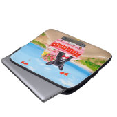 Valentinstag-Truck Laptopschutzhülle (Vorne Knopf)