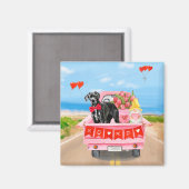 Valentinstag-Truck Magnet (Vorderseite/Rückseite)