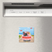 Valentinstag-Truck Magnet (In Situ (Geschirrspüler))