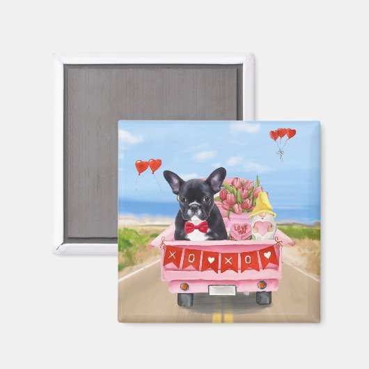 Valentinstag-Truck Magnet (Vorderseite/Rückseite)