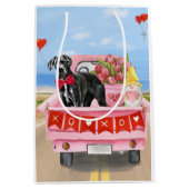 Valentinstag-Truck Mittlere Geschenktüte (Vorderseite)