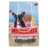 Valentinstag-Truck Mittlere Geschenktüte (Rückseite)