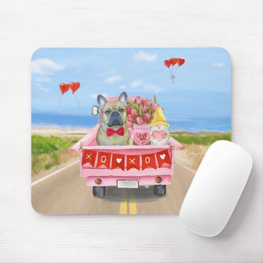 Valentinstag-Truck Mousepad (Mit Mouse)
