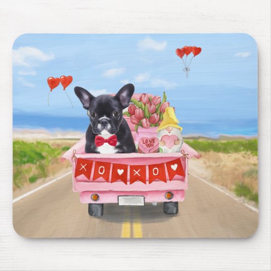 Valentinstag-Truck Mousepad (Vorne)