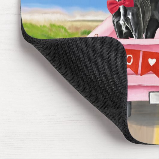 Valentinstag-Truck Mousepad (Ecke)