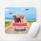 Valentinstag-Truck Mousepad (Mit Mouse)