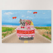 Valentinstag-Truck Puzzle (Horizontal)