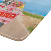 Valentinstag-Truck Schneidebrett (Ecke)