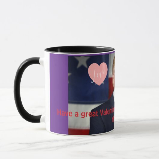 Valentinstag Trump Tasse (Links)