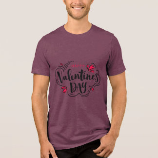Valentinstag-Typografie-Sprüche Tri-Blend Shirt
