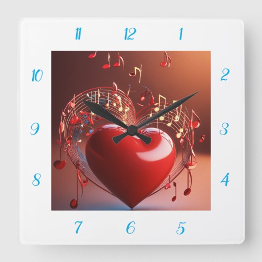 Valentinstag Uhr (Vorderseite)