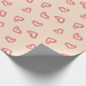 Valentinstag-Umschlagpapier Geschenkpapier (Ecke)