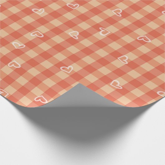 Valentinstag-Umschlagpapier Geschenkpapier (Ecke)