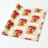 Valentinstag Umschlagpapier Vintage Banane Geschenkpapier (Ungerollt)