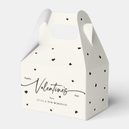 Valentinstag und Herz nach Maß Geschenkschachtel