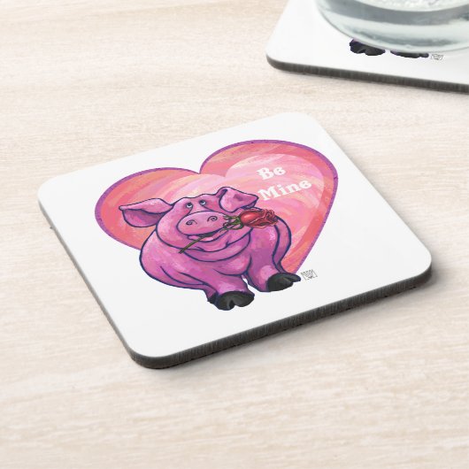 Valentinstag Untersetzer (Linke Seite)
