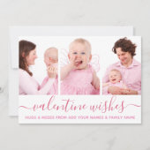 Valentinstag Valentine wünscht Fotos Karte (Vorderseite)