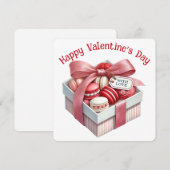 Valentinstag - Valentinstag-Karte Dankeskarte (Vorne/Hinten)