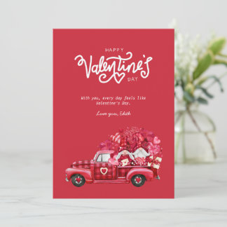 Valentinstag-Valentinstag-Karte Einladung