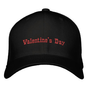 Valentinstag verbreitet Liebe und Stil Romantische Bestickte Baseballkappe