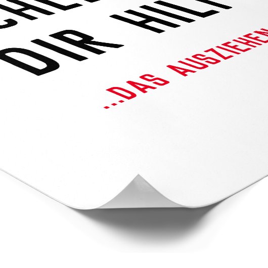 Valentinstag vergessenes Poster (Ecke)