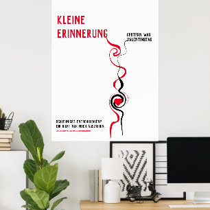 Valentinstag vergessenes Poster