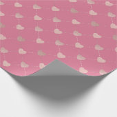 Valentinstag-Verpackungspapier Geschenkpapier (Ecke)