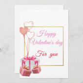 Valentinstag "Verzauberte Embrace" Feiertagskarte (Vorne/Hinten)