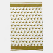 Valentinstag Verzerrte getilgte Herzen Geschirrtuch (Vertikal)